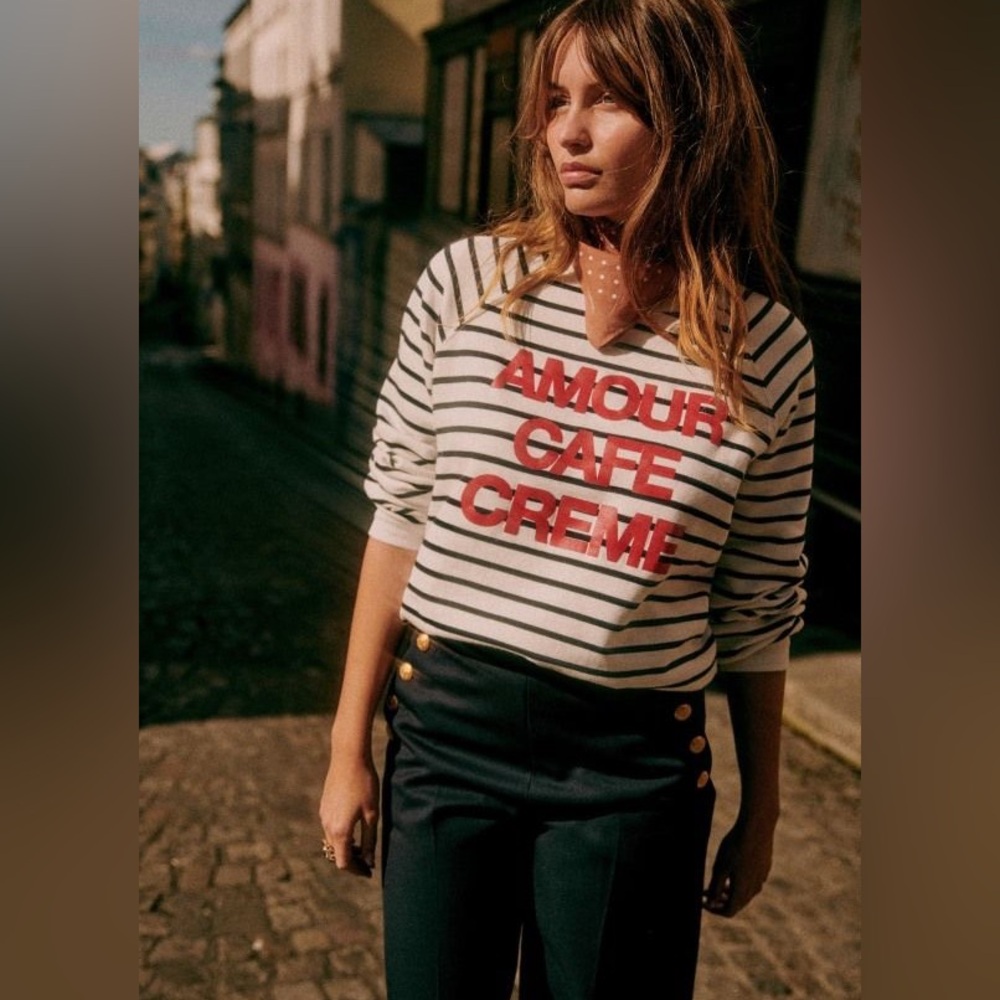 Sezane Amour sweatshirt